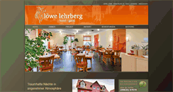 Desktop Screenshot of loewe-lehrberg.de