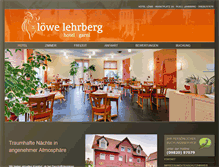 Tablet Screenshot of loewe-lehrberg.de